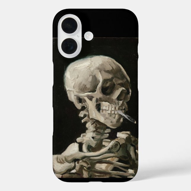 Étui pour téléphone Van Gogh squelette (Verso)