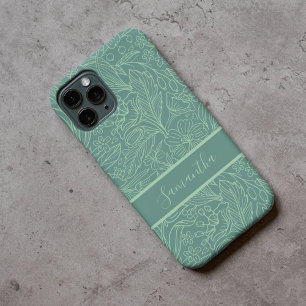 Étui résistant pour iPhone avec motif floral perso
