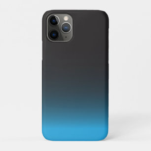 Étui simple noir et bleu pour iPhone 7, résistant