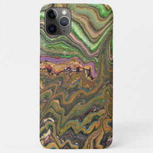 Étui téléphone La Strada 1 Wild Green Gold Abstrai