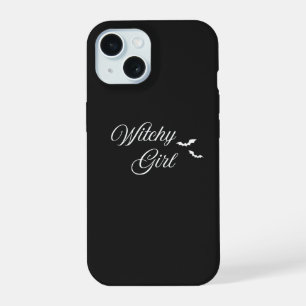 Étui téléphone noir Fille ensorceleuse 