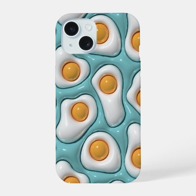 Étui téléphonique 3D Puffy Sunny Side Up (Verso)
