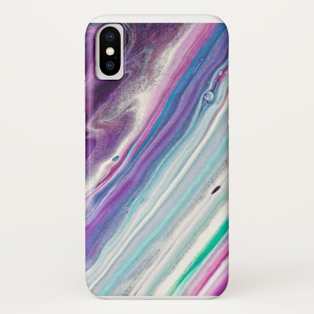 étui téléphonique abstrait de framboise bleue (Dos)