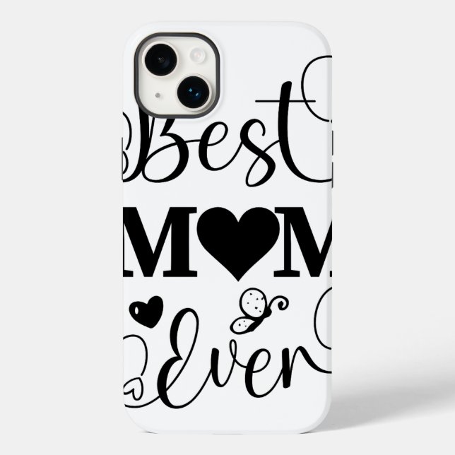 Étui téléphonique d'amour de maman (Verso)