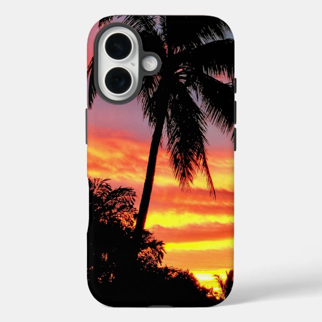 Étui téléphonique Hawaïen Sunset (Verso)