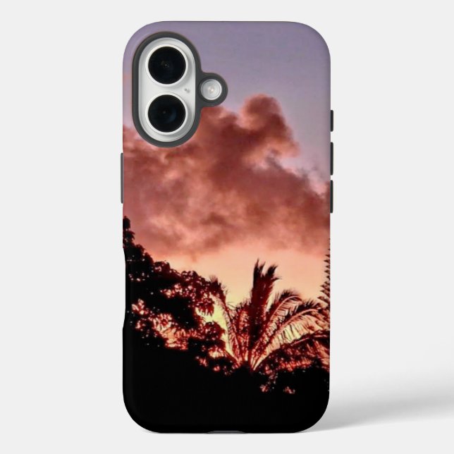 Étui téléphonique Hawaïen Sunset (Verso)