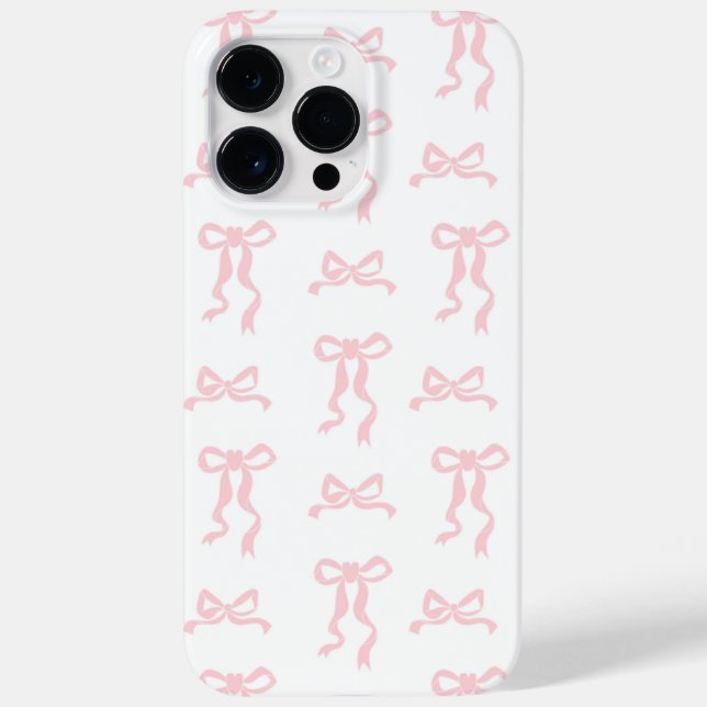 Étui téléphonique Love Pink Bows (Verso)