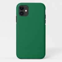 Étui vert pour iPhone revêtement mat mince minimal