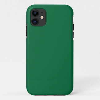 Étui vert pour iPhone revêtement mat mince minimal