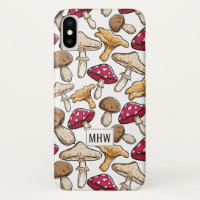 Étuis de téléphone à monogramme personnalisé motif