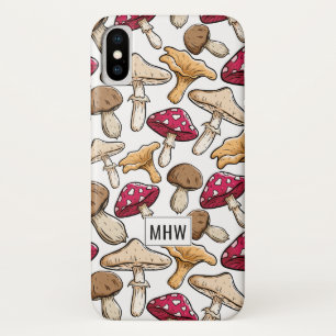 Étuis de téléphone à monogramme personnalisé motif
