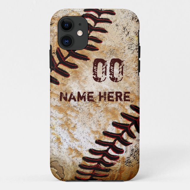 Étuis iPhone de BASEBALL Cool, iPhone 11 et plus (Dos)