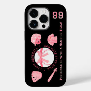 Étuis iPhone de baseball mignons personnalisés pou