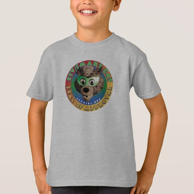 ETV intelligentes Katzen-Siegel des T-Shirt (Vorderseite)