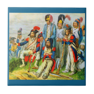 etwa 1796 Soldaten Napoleons Fliese