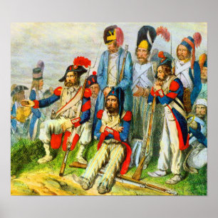 etwa 1796 Soldaten Napoleons Poster