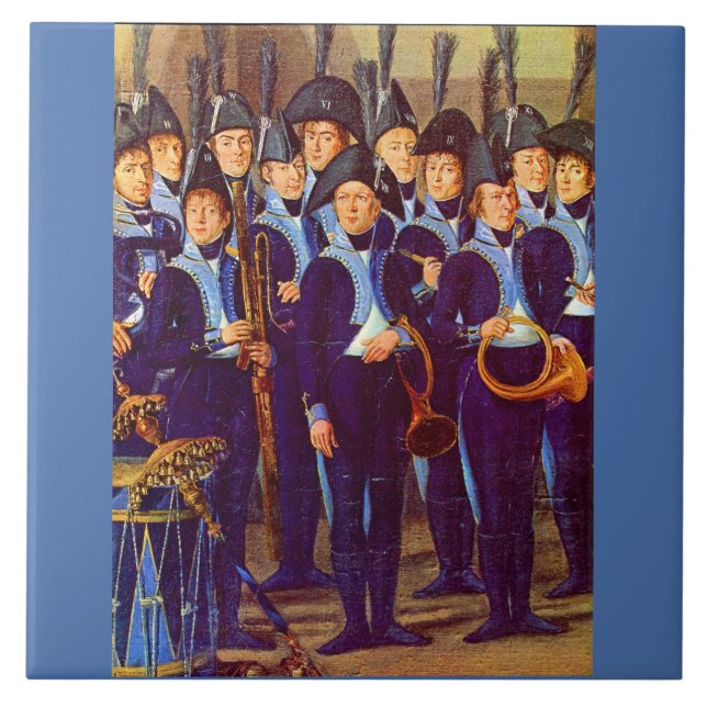 etwa 1800 europäische Militärmusiker Fliese (Vorderseite)