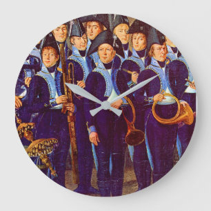 etwa 1800 europäische Militärmusiker Große Wanduhr