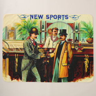 etwa 1900 Neuer Sport-Zigarrenkartentext Sherpadecke
