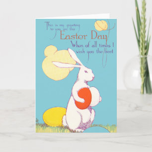 Etwa 1913 Vintage Osterkarte Feiertagskarte