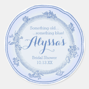 Etwas alte Platte Runder Aufkleber