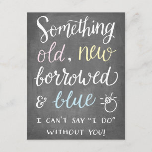 Etwas Altes   Bridesmaid Einladung