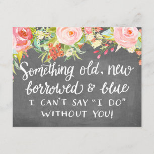 Etwas Altes Neugeborenes   Bridesmaid Einladung