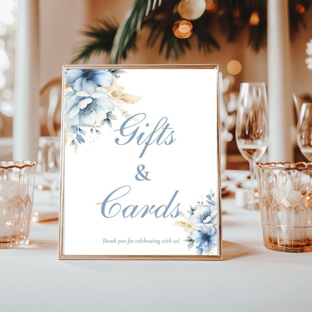 Etwas Blau Bevor ich Blauer Geschenk und Kartenzei Poster (Von Creator hochgeladen)