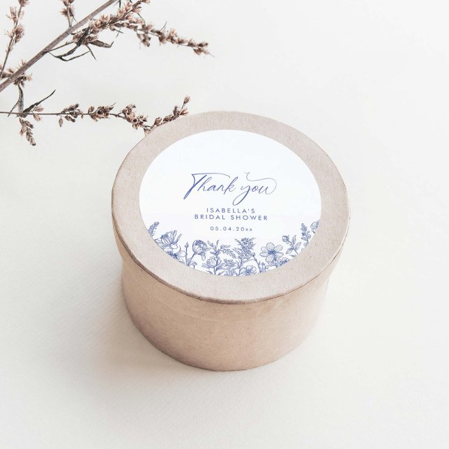 Etwas Blau, bevor ich Brautparty mache Runder Aufkleber (Von Creator hochgeladen)