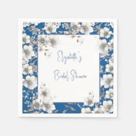 Etwas Blau, bevor ich Brautparty mache Serviette