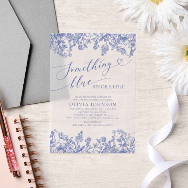 Etwas Blau, bevor ich florales Brautparty mache (Hochzeit)