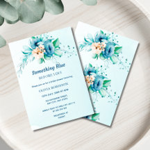 Etwas Blau, bevor ich florales Brautparty mache