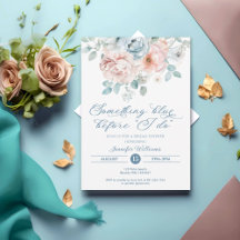 Etwas Blau, bevor ich florales Brautparty mache