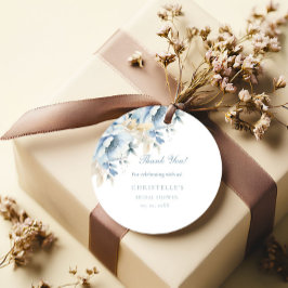 Etwas Blau bevor ich florales Brautparty mache Geschenkanhänger