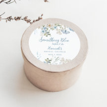 Etwas Blau, bevor ich florales Brautparty mache
