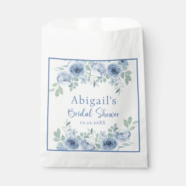 ETWAS BLAU, BEVOR ICH FLORALES BRAUTPARTY TUN GESCHENKTÜTCHEN (Vorderseite)