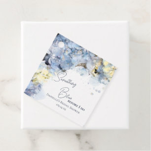 Etwas Blau, bevor ich Hydrangea-Brautparty Geschenkanhänger