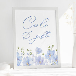 Etwas Blau, bevor ich Karten und Geschenke Bridal Poster