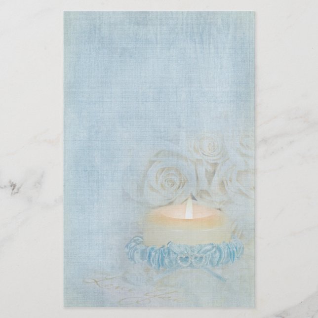 Etwas Blau Briefpapier (Vorderseite)