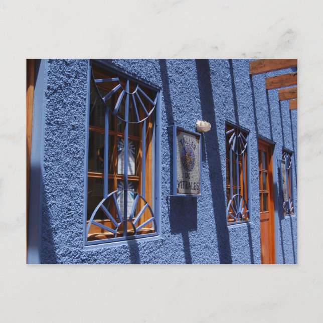 Etwas Blau Postkarte (Vorderseite)