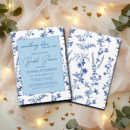 Etwas Blau vor dem "I do" Blumenkohl-Brautparty Einladung