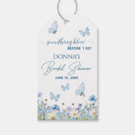 Etwas Blau vor dem "I do" Blumenkohl-Brautparty Geschenkanhänger