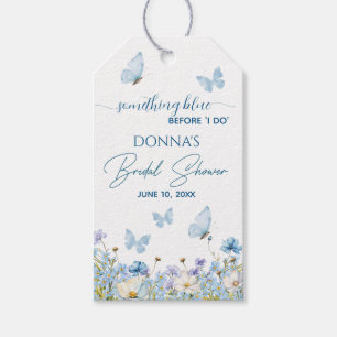 Etwas Blau vor dem "I do" Blumenkohl-Brautparty Geschenkanhänger