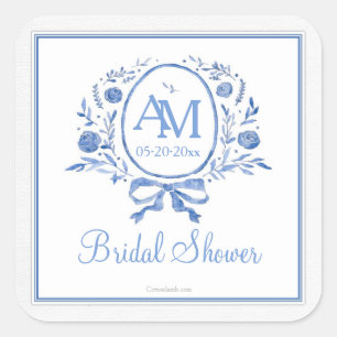 Etwas blaue Aufkleber