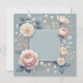 Etwas Blaue Einladung Ankündigung