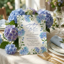 Etwas Blaues bevor ich Hydrangea-Brautjungfernpart