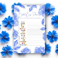 Etwas Blaues Brautparty-Emoji-Pictionary