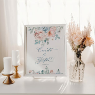 Etwas Blaues Brautparty Karten und Geschenke  Poster