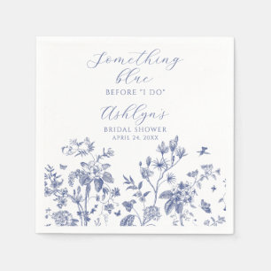 Etwas Blaues - Brautparty - Papier-Cocktailserviet Serviette