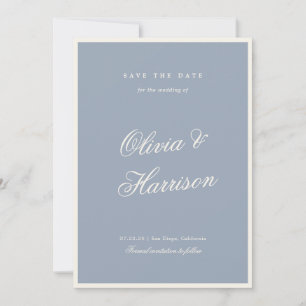 Etwas Blaues Elegantes Karte zur Vorankündigung de